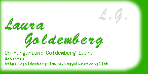 laura goldemberg business card